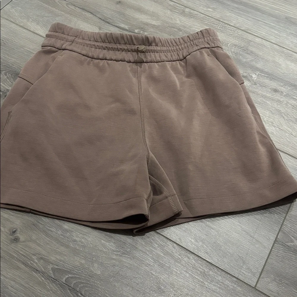 Brown Casual Shorts and top